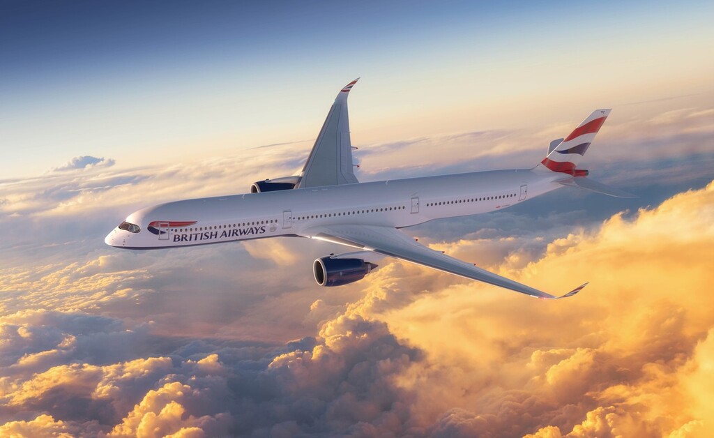 Airbus A350 in flight