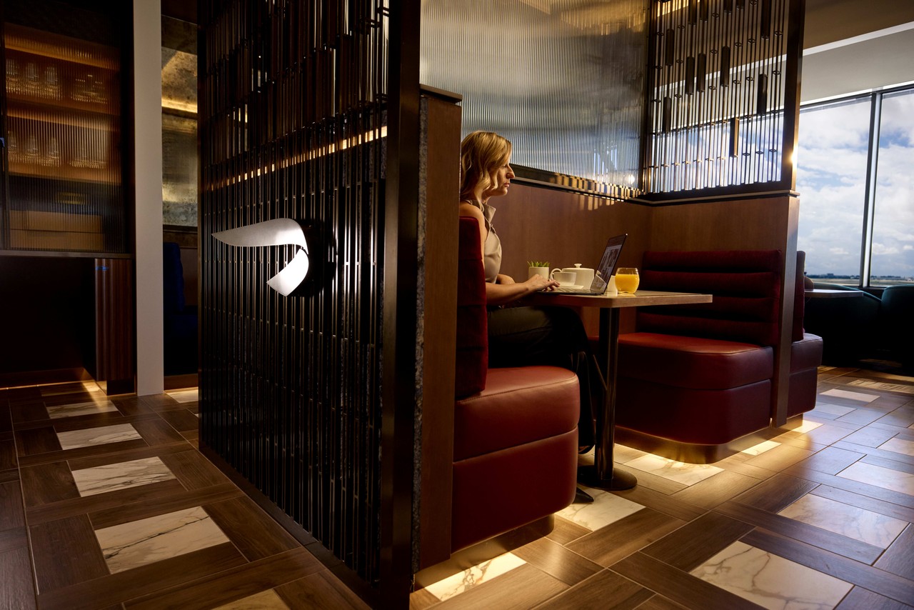 British Airways' Concorde Dining Room in new Miami lounge