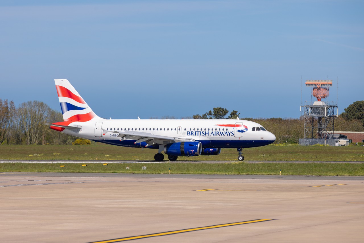 British Airways inaugural BA1344 touches down in Guernsey