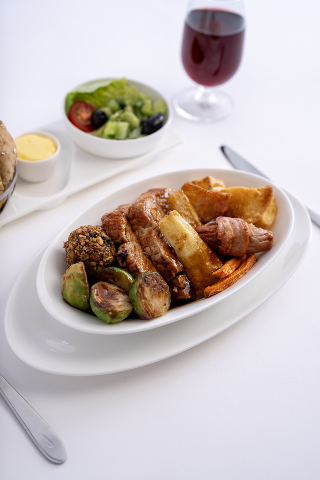 Turkey Christmas dinner in Club World 