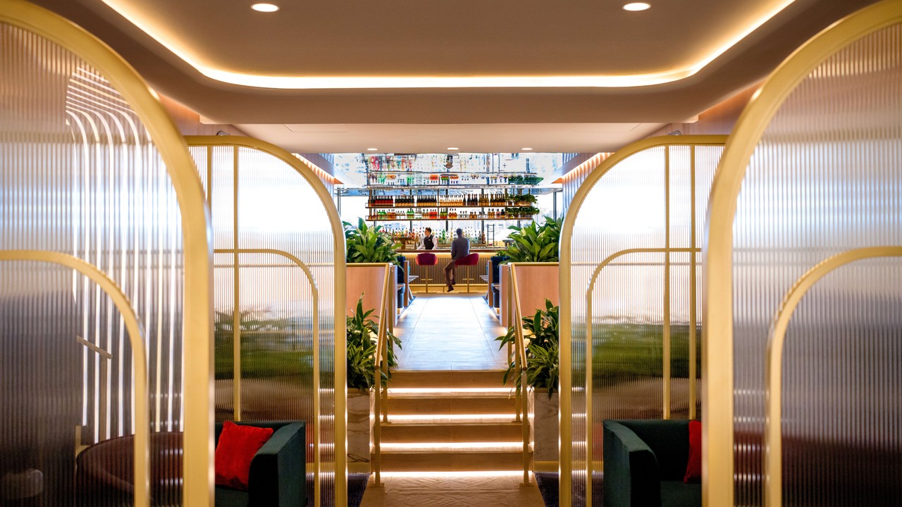 Lowered central lounge in Miami