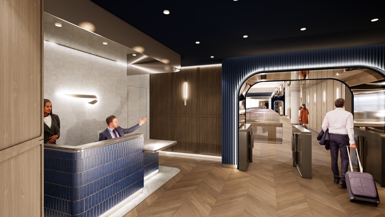 Redesigned Newark Lounge