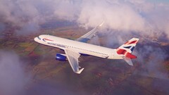 British Airways A320neo in flight