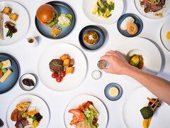 British Airways' First dining experience