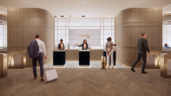 Heathrow T5C lounge main entrance