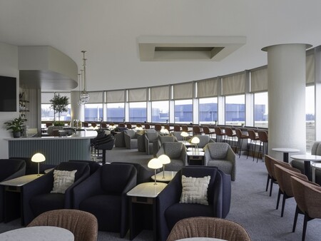 Seating area in Seattle lounge